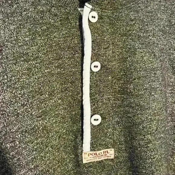 Vintage Polo Ralph Lauren Polo RL Guide Quality Dry Goods Henley Shirt Medium - Picture 3 of 5